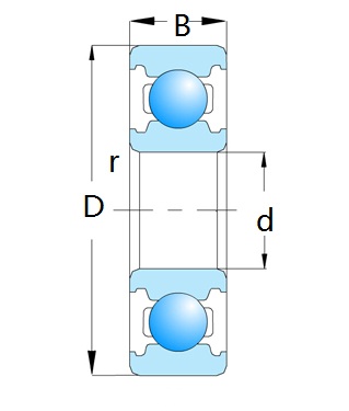 1600 Series Deep Groove Ball Bearing