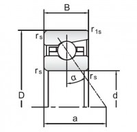 72 Series Angular Contact Ball Bearings