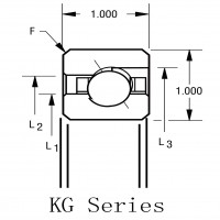 Open Type Metric  Type thin section ball bearing