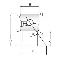 High speed  Angular Contact Ball Bearings