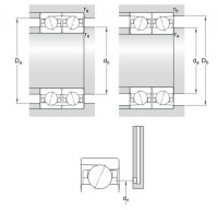 707CHQ1P4GA angular contact ball bearing