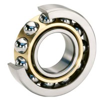 Brass cage angular contact ball bearing