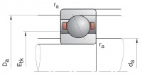 High precision spindle bearing