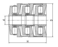 Multi-Stage cylindrical roller thrust bearings