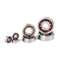 Miniature angular contact ball bearing