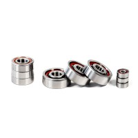 Miniature angular contact ball bearing